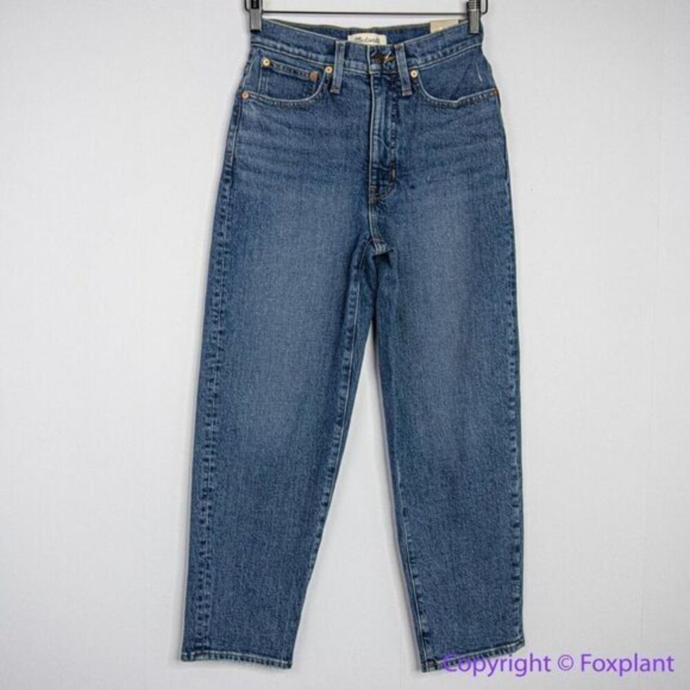 NEW‎ Madewell Balloon Jeans in Ellisboro Wash, 24 - Picture 2 of 15